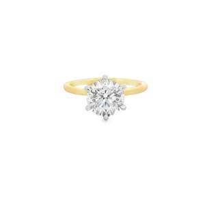 Anillo de Moissanita Personalizado para Mujer, Anillo de Moissanita de Lujo, Anillo de Diamante Cultivado en Laboratorio para Mujer, Disponible al Mejor Precio - Product Image 1