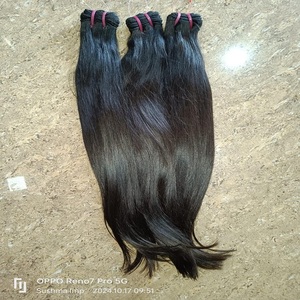 Indian Remy Hair Weave Body Wave Single Drawn Machine Double Weft Human Hair <b>Extensions</b> Weave - Product Image 5