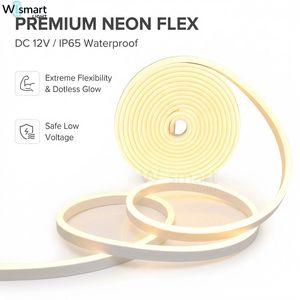 Tira <span class=keywords><strong>de</strong></span> Luz LED <span class=keywords><strong>de</strong></span> Neón <span class=keywords><strong>Flexible</strong></span> <span class=keywords><strong>de</strong></span> 12V CC, 5M, Impermeable, <span class=keywords><strong>de</strong></span> PVC <span class=keywords><strong>Flexible</strong></span> para Bricolaje, Iluminación Ambiental <span class=keywords><strong>de</strong></span> un Solo Color Regulable para Interiores y Exteriores - Product Image 3