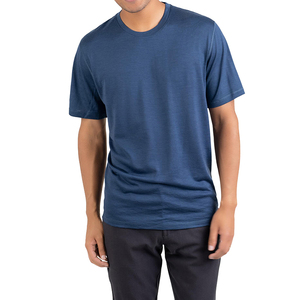 Camiseta larga para hombre, estilo casual, moderno, urbano, corte ajustado y holgado, transpirable, de algodón, cómoda. - Product Image 3