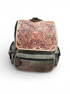 Hot Sale Genuine Leather Polyester <b>Backpack</b> Multifunctional Large Capacity Waterproof - Product Image 5