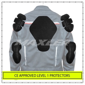 Veste de moto d'été pour femmes approuvée CE avec doublure imperméable détachable et fermetures à glissière de ventilation - Product Image 3