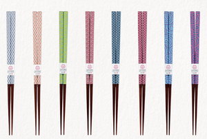 High Quality Japanese Long <b>Chopsticks</b> with Decorative Paper Design <b>Reusable</b> Made in Japan From Natural Wood - Product Image 3