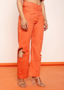 Pantalon droit à motif floral pour femme, taille haute, coupe élégante et ajustée, fluide, pour le quotidien, les soirées et les occasions spéciales, style féminin tendance - Product Image 3