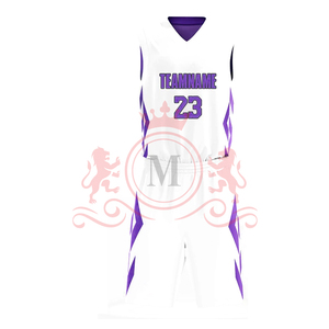 Vêtements de sport modernes pour équipes, avec uniforme de basket-ball léger et réversible, maillot respirant et shorts pour joueurs - Product Image 3