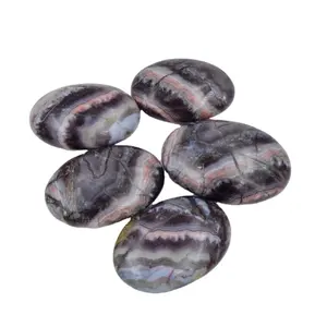 紫水晶蕾丝玛瑙棕榈石棕榈高品质天然水晶忧石愈合石英脉轮灵气家居装饰礼品