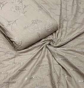 Tissu en Chiffon Brodé Malty Dobby 100% Polyester Respirant Écologique pour Mariage, Couleurs Personnalisées, Fournisseur Textile Export - Product Image 1