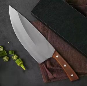 Steel Craft International Custom Hand Forged Eco-Friendly High Carbon Steel Chef <b>Knife</b> Ambidextrous Wood Handle - Product Image 4