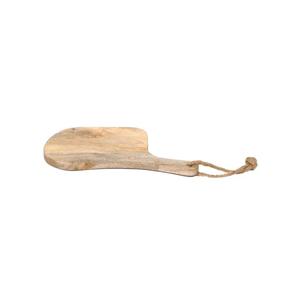 Planche à découper élégante en bois avec poignée, épaisse, durable, facile à saisir, idéale pour couper, servir le fromage, le pain et l'utilisation en cuisine - Product Image 2