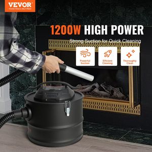 1200W potente cenere aspirapolvere 4 galloni collettore 47.2 tubo flessibile per caminetti legna bruciatori stufe stufe a legna stufe a legna - Product Image 2