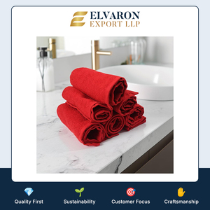 Wholesale Soft Cotton Face Towel Absorbent Reusable Facial <b>Washcloth</b> for Hotel Spa Salon and Home Use - Product Image 6