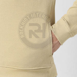 Sudadera de algodón grueso de cuello redondo, estilo holgado, para streetwear, suave, lisa, para jogging, de fabricante - Product Image 3