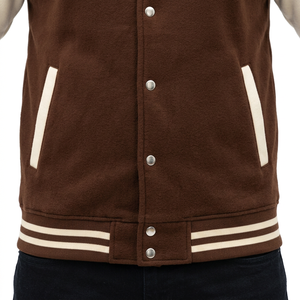 Chaqueta Casual de Cuello Alto, Cómoda, Ecológica y Transpirable, Estilo Letterman, Nueva Colección de Invierno 2026 en Venta Online - Product Image 5