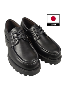 Chaussures compensées en cuir PU à bout rond, à lacets, semelle extérieure en caoutchouc antidérapante, style marche toutes saisons - Product Image 3