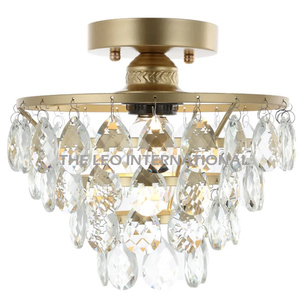 Lámpara de Araña Colgante Dorada para el Hogar, Hotel, Bodas, Fiestas y Decoración Festiva, Otros Artículos de Decoración para el Hogar, Estilo Europeo - Product Image 5