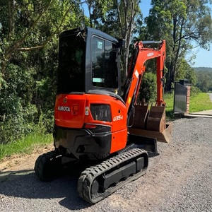 Mini-excavatrice compacte Kubota U35 4 d'occasion, 3,5 tonnes, fabriquée au Japon, moteur puissant, petite excavatrice sur chenilles pour un transport facile - Product Image 3