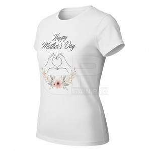 T-shirt pour la fête des mères avec une belle citation imprimée, tissu en coton doux et coupe décontractée confortable - Product Image 3