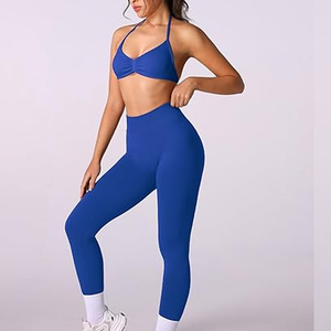 Service professionnel : livraison de leggings de yoga personnalisés pour femmes en spandex/nylon/polyester via Global Supply pour la vente en gros. - Product Image 3
