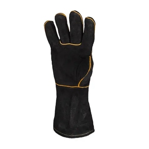 Gants de soudage en cuir de vachette pleine fleur à haute performance, résistants à la chaleur et aux étincelles, protection des mains, gants de lutte contre l'incendie CE - Product Image 6