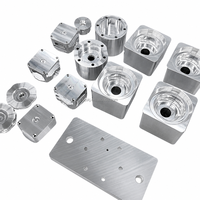 Pièces usinées CNC personnalisées ISO 9001 en aluminium, acier inoxydable, laiton, MOQ 1, usine OEM