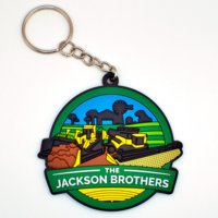 Porte-clés en PVC Promotionnels Personnalisables pour Entreprise, Porte-clés en PVC Cadeau d'Affaires Promotionnel avec Logo Personnalisé