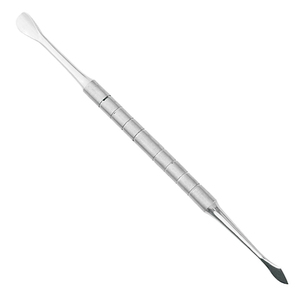 Empujador de Cutículas de Acero Inoxidable Avanzado, Limpiador de Cutículas Angulado, Cuchara Empujadora, Instrumento de Belleza para Salón - Product Image 1