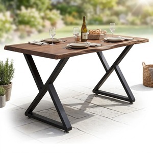 Patas de Mesa Metálicas Tradicionales, Capacidad de Carga de 2204 lb, Fácil Instalación, Patas para Muebles, Patas para Mesa DIY, Piezas de Muebles EDPTBL003 - Product Image 1