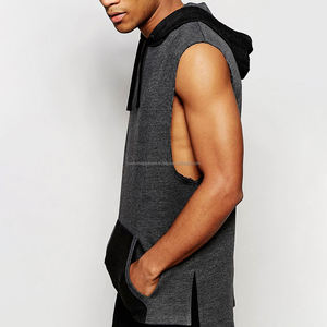 Custom Classic <b>Black</b> Heather Grey Pullover <b>Hoodie</b> with Embroidered Logo Personalized Summer Digital Printing Blank <b>Hoodie</b> - Product Image 3