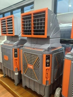 Refroidisseur d'air industriel 20000 cmh, humidificateur d'eau, ventilateur évaporateur industriel à télécommande en cuivre