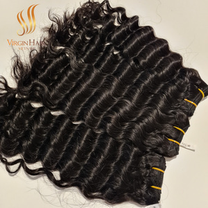 มัดผมลอนคลื่นน้ำมนุษย์100% ยังไม่ผ่านการทำสีธรรมชาติจากเวียดนาม - Product Image 4