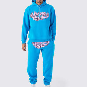 Conjunto Deportivo Personalizado para Hombre, Sudadera con Capucha y Pantalones Jogger, Dos Piezas, Estilo Urbano, Transpirable y Ecológico - Product Image 1