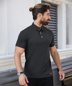 เสื้อกอล์ฟชาย แจ็คการ์ด แขนสั้น แห้งเร็ว ระบายเหงื่อได้ดี สำหรับเล่นกีฬา ฤดูร้อน คอปก ผ้าฝ้าย 100% - Product Image 6