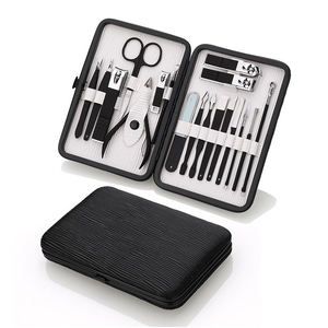 Ensemble de manucure et pédicure haut de gamme, de qualité supérieure, fabriqué sur mesure en acier inoxydable léger, avec emballage personnalisé - Product Image 2