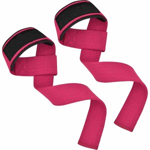 TECTO Weightlifting <b>Wrist</b> <b>Straps</b> Adjustable Lifting Grips Bar Support for Powerlifting Gym Training - Product Image 3