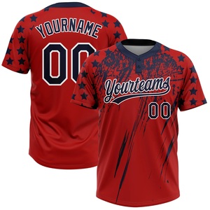 Uniforme de Softbol Sublimado Personalizado, Uniforme de Equipo con Nombre, Número y Logotipo Personalizados, Ropa Deportiva Atlética, Fábrica Mayorista - Product Image 2