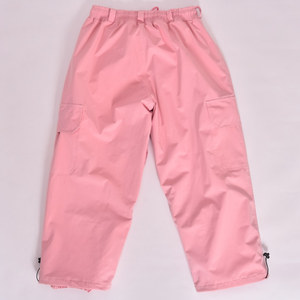 Pink Unisex Adult <b>Cargo</b> <b>Pants</b> Elastic Waist Windproof Heated Printed Waterproof Polyester Snow Wear - Product Image 1