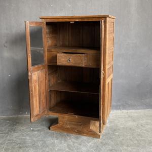La Mejor Colección de Vitrinas de Madera Vintage con Puertas de Vidrio, Mueble de Almacenamiento, Arte Antiguo del Himalaya - Product Image 2