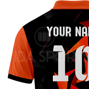 Camiseta de Cricket Personalizada para Hombre, Transpirable, de Secado Rápido, Uniforme de Equipo Sublimado, Ropa Deportiva 100% Poliéster Antibacteriana - Product Image 5
