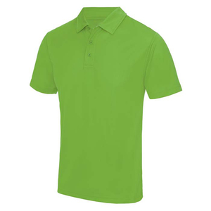 Chemises polo rose clair 100% coton peigné, chemises polo pour hommes, chemises polo de golf à manches longues personnalisées, couleur unie sur le devant - Product Image 6
