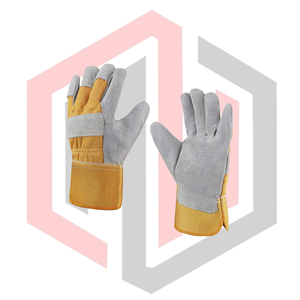 ถุงมือหนังเสริมความแข็งแรงสำหรับงานหนัก ป้องกันไฟฟ้าสถิต ปราศจากซิลิโคน นุ่ม ยืดหยุ่น ระบายอากาศได้ดี สวมใส่สบาย เหมาะสำหรับงานดับเพลิง - Product Image 1