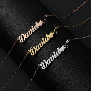 Nuove Collane con Ciondolo Personalizzato alla Moda in Acciaio Inossidabile Placcato Oro, Gioielli Impermeabili per Donne e Ragazze - Product Image 5