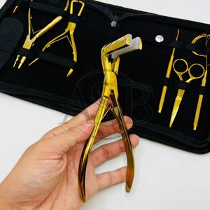 Kit de Herramientas Premium para Extensiones de Cabello Microlink con Estuche Dorado Personalizado – Alicates de Acero Inoxidable para Extensiones de Cabello con Velcro - Product Image 4