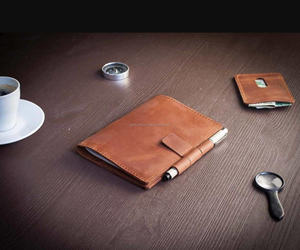 Protège-cahier et organiseur A5 en cuir véritable de luxe rechargeable pour le bureau et les voyages LNBC-0101 - Product Image 5