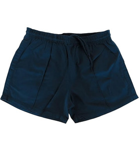 Shorts décontractés pour hommes en molleton 100 % coton, coupe classique, taille haute élastique, anti-plis, multi-poches, couleur personnalisée brodée - Product Image 4