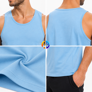 Tissu doux qui contribue à maintenir le confort, débardeur pour homme au toucher agréable pour les séances de fitness et les promenades estivales, à porter au quotidien. - Product Image 5