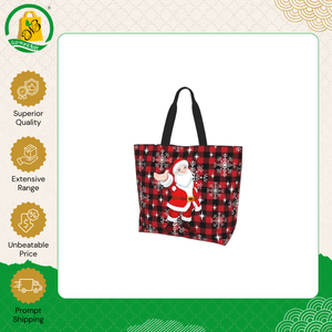 Bolsa de Mensajero Ecológica de Primera Calidad a Bajo Precio, Totalmente Estampada, Bolsa de Compras de Lona de Algodón con Asa de Cinta Negra - Product Image 3