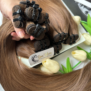 Vente en gros Bon Prix Produit Chaud Meilleure Vente 2025 Machine Trame Brun Couleur SDD Droite 100% Vierge Extensions de Cheveux Humains - Product Image 5