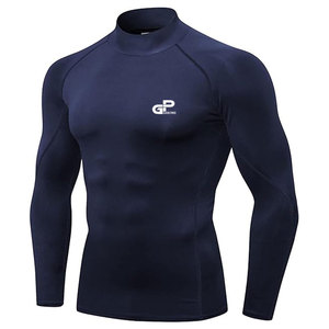 Long Sleeve Football <b>Compression</b> <b>Shirt</b> Stretchable Under Jersey <b>For</b> Cold Weather Training And Outdoor Sports Activity - Product Image 1
