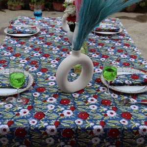 Wholesale Handmade Cotton Linen <b>Square</b> Washable Solid Color Customizable <b>Tablecloth</b> for Wedding Hotel Home Decoration - Product Image 4
