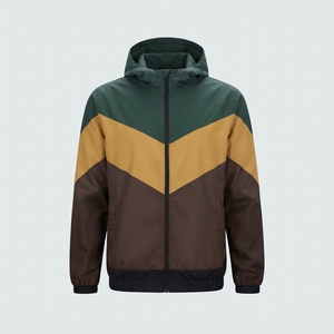 Chaqueta Cortavientos para Hombre con Cierre de Cremallera, Mangas Largas, Capucha, Precio Económico, Nueva Llegada, Venta al Por Mayor, Alta Calidad - Product Image 6